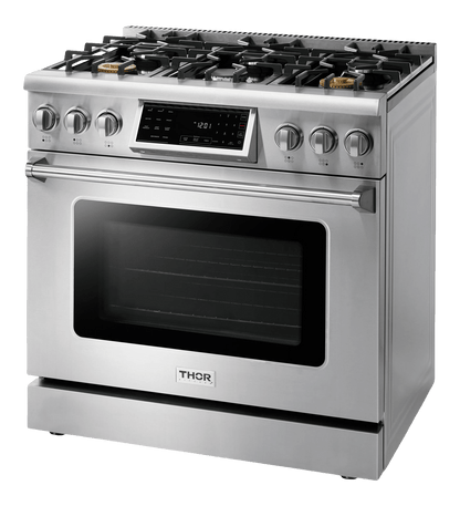 THOR KITCHEN TRG3601 Thor Kitchen 36-inch Tilt Panel Gas Range - Professional - Model Trg3601 - TRG3601