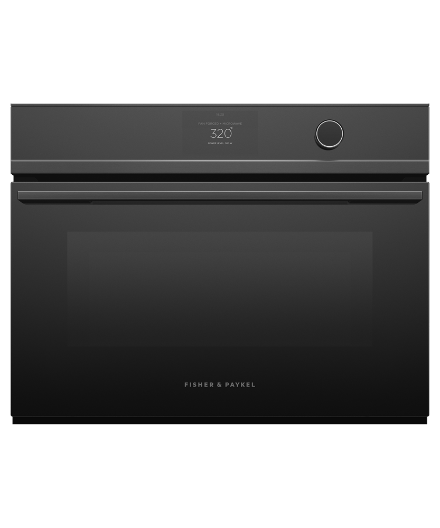FISHER & PAYKEL OM24NDTDB1 24" Series 9 Minimal Compact Convection-Speed Oven Black
