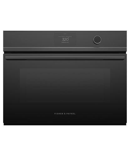 FISHER & PAYKEL OM24NDTDB1 24" Series 9 Minimal Compact Convection-Speed Oven Black