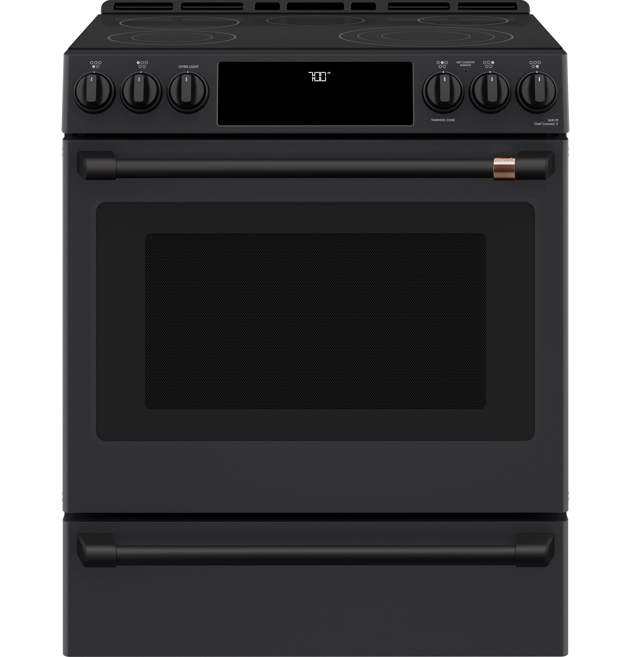 Café 30" Smart Slide-In, Front-Control, Radiant and Convection Range - CES700P3MD1