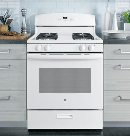 GE APPLIANCES JGBS60DEKWW GE® 30" Free-Standing Gas Range White - JGBS60DEKWW