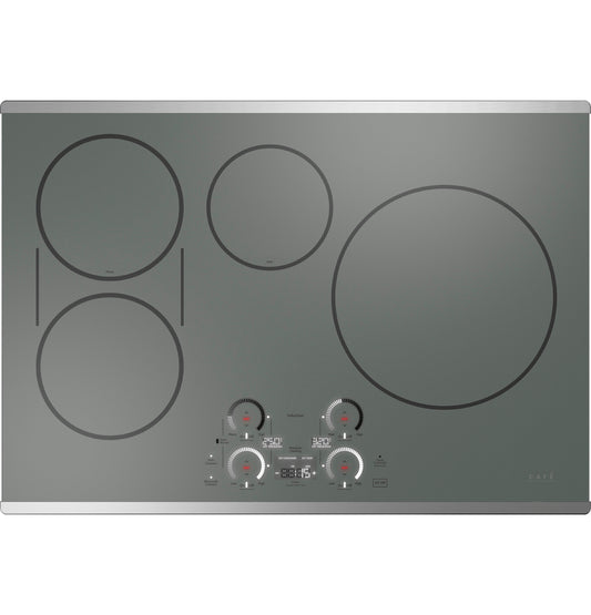 CAFE Series ENERGY STAR 30" Built-In Touch Control Induction Cooktop in Stainless Steel - CHP90302TSS