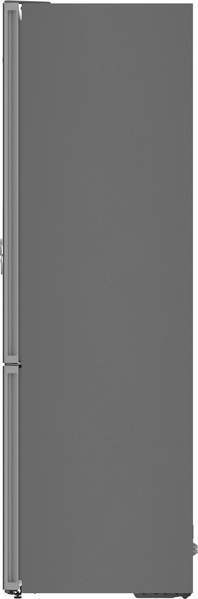 BOSCH B24CB80ESB 800 Series, free-standing fridge-freezer with freezer at bottom, glass door, 24'', Black, Total No Frost Black - B24CB80ESB