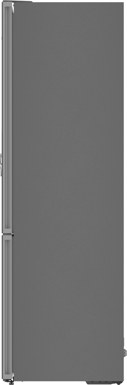 BOSCH B24CB80ESB 800 Series, free-standing fridge-freezer with freezer at bottom, glass door, 24'', Black, Total No Frost Black - B24CB80ESB