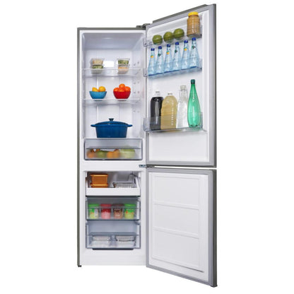 DANBY Danby 10.3 cu. ft. Bottom Mount Apartment Size Fridge in Stainless Steel Look in Stainless Steel - DBMF100B1SLDB