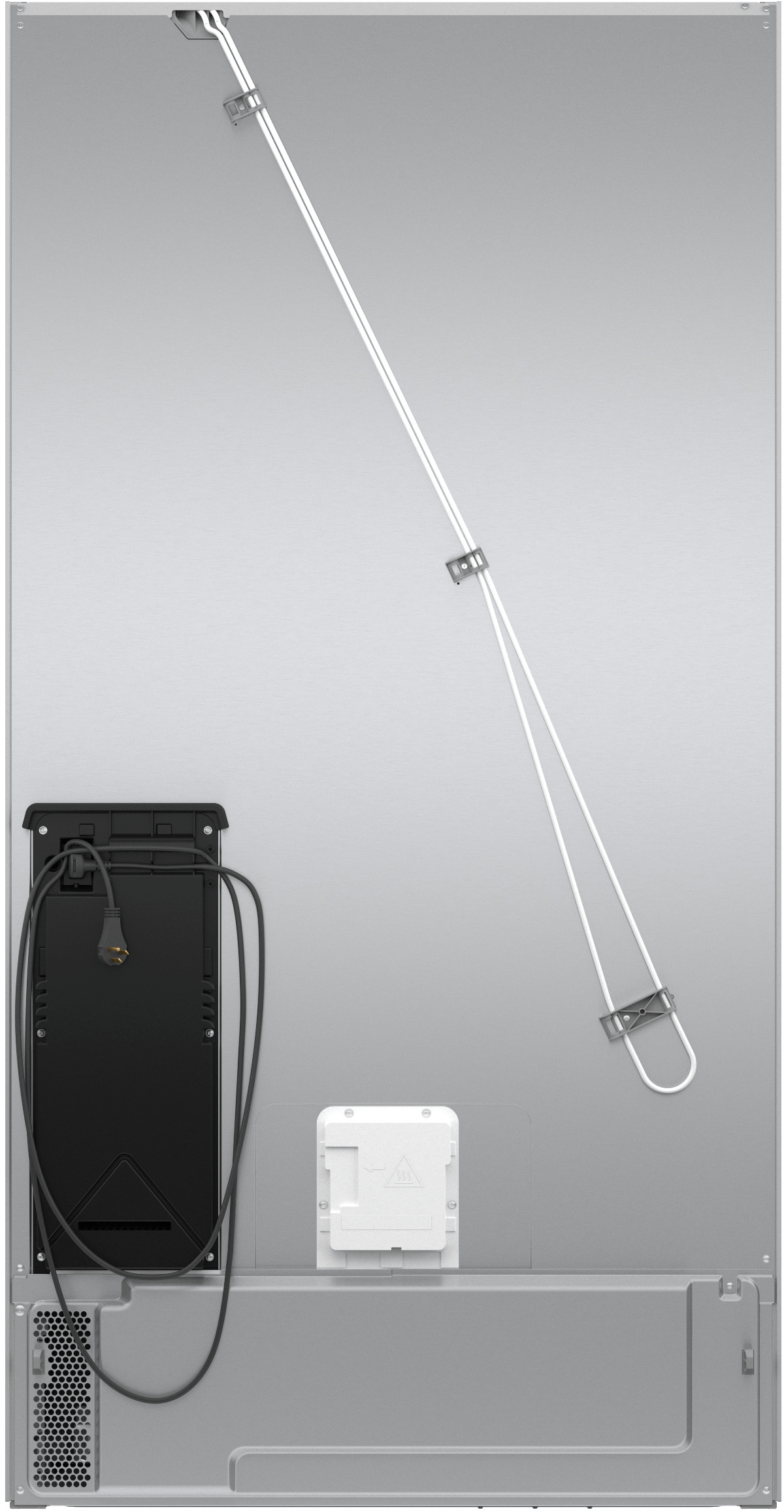 BOSCH B36FD52SNB 500 Series, French Door Bottom freezer, multi door, 36'', Black inox-antifingerprint, Total No Frost Black in Stainless Steel - B36FD52SNB