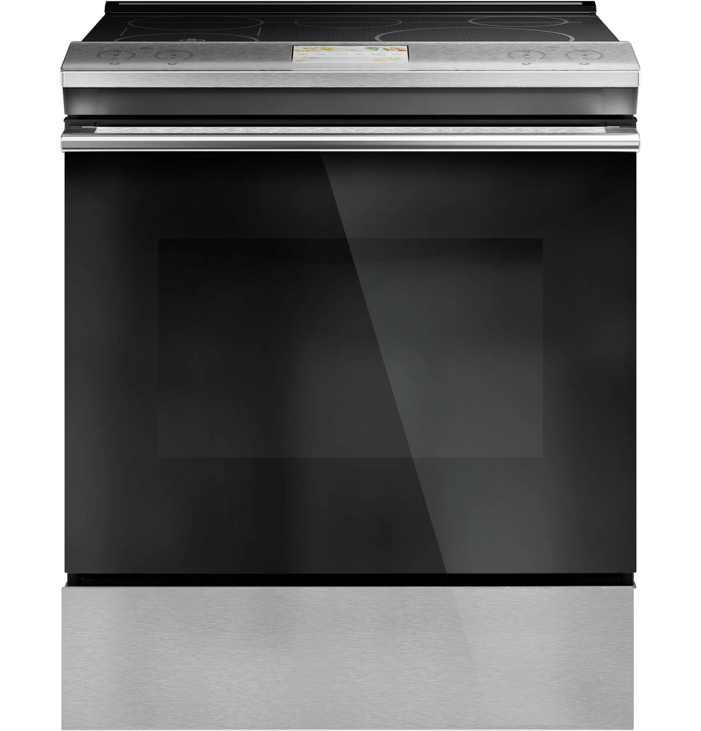 CAFE CAFé30" Smart Slide-In, Front-Control, Induction and Convection Range with In-Oven Camera in Platinum Glass Gray -  CHS90XM2NS5