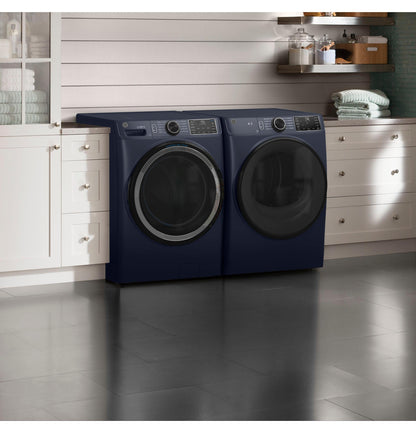 GE APPLIANCES GFW550SPRRS GE® ENERGY STAR® 4.8 cu. ft. Capacity Smart Front Load Washer with UltraFresh Vent System with OdorBlock™ and Sanitize w/Oxi Blue - GFW550SPRRS