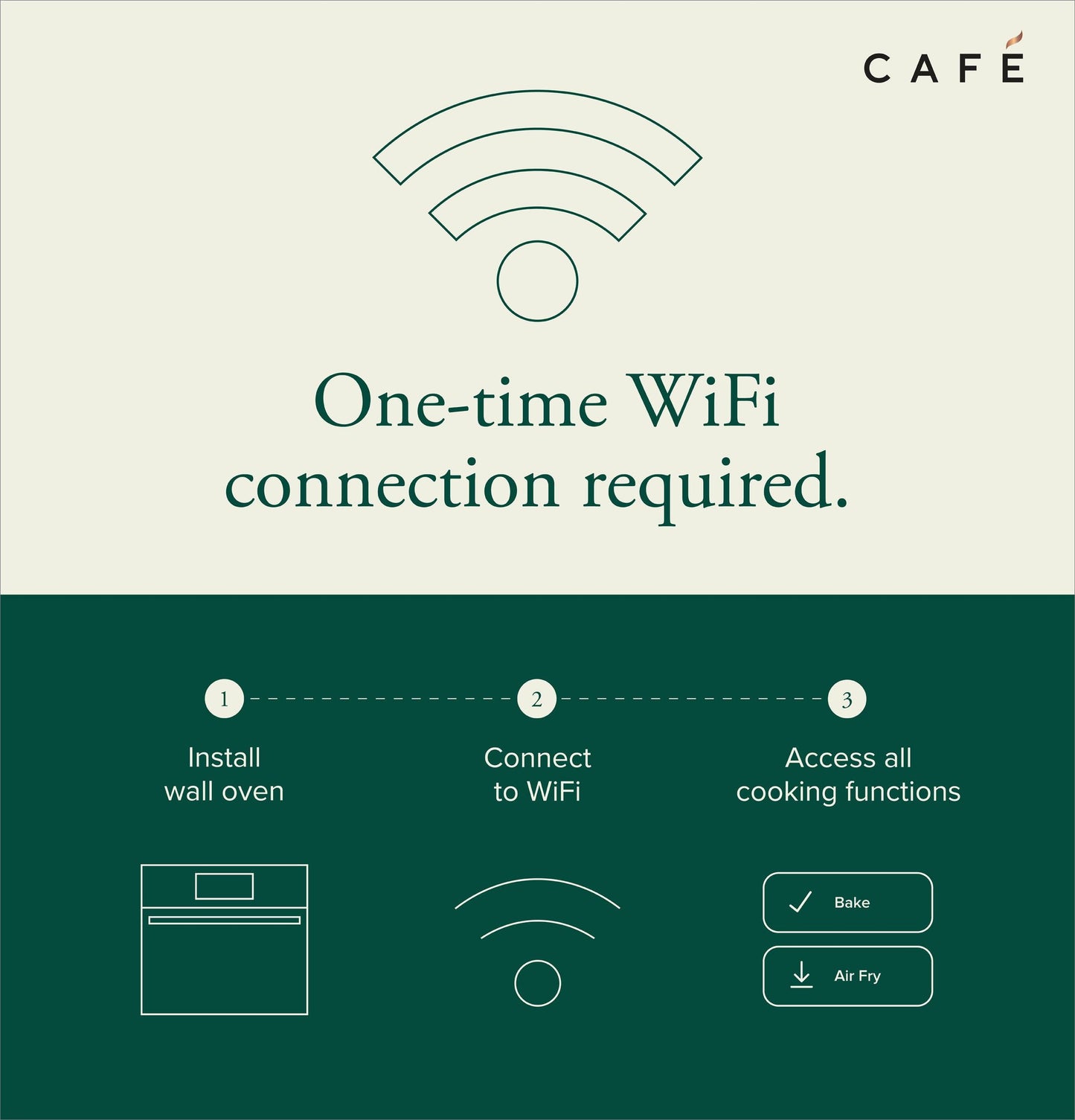 CAFE CTS90DM2NS5 CAFé 30" Smart Built-In Convection Single Wall Oven in Platinum Glass Gray - CTS90DM2NS5