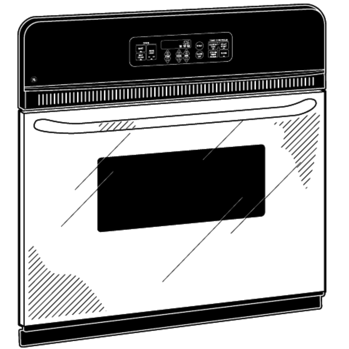GE APPLIANCES 24" Electric Single Standard Clean Wall Oven in Stainless Steel - JRS06SKSS