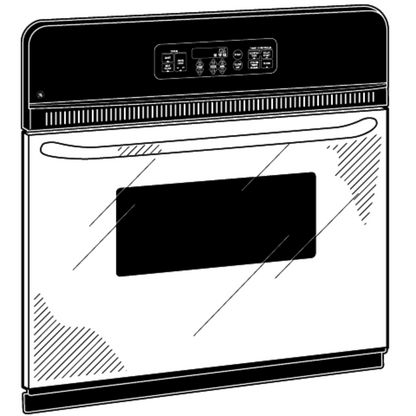 GE APPLIANCES 24" Electric Single Standard Clean Wall Oven in Stainless Steel - JRS06SKSS