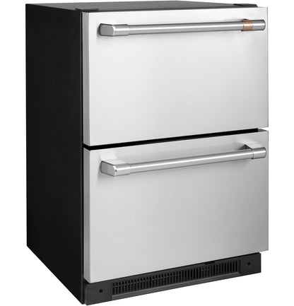 CAFE CDE06RP2NS1 CAFé5.7 Cu. Ft. Built-In Dual-Drawer Refrigerator in Stainless Steel - CDE06RP2NS1