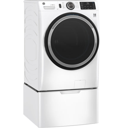 GE APPLIANCES GFW550SSNWW GE® ENERGY STAR 4.8 cu. ft. Capacity Smart Front Load  Washer with UltraFresh Vent System with OdorBlock™ and Sanitize w/Oxi White - GFW550SSNWW