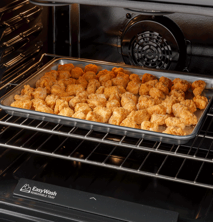 GE APPLIANCES GRS600AVWW GE® ENERGY STAR® 30" Slide-In Electric Convection Range with No Preheat Air Fry and EasyWash™ Oven Tray White - GRS600AVWW
