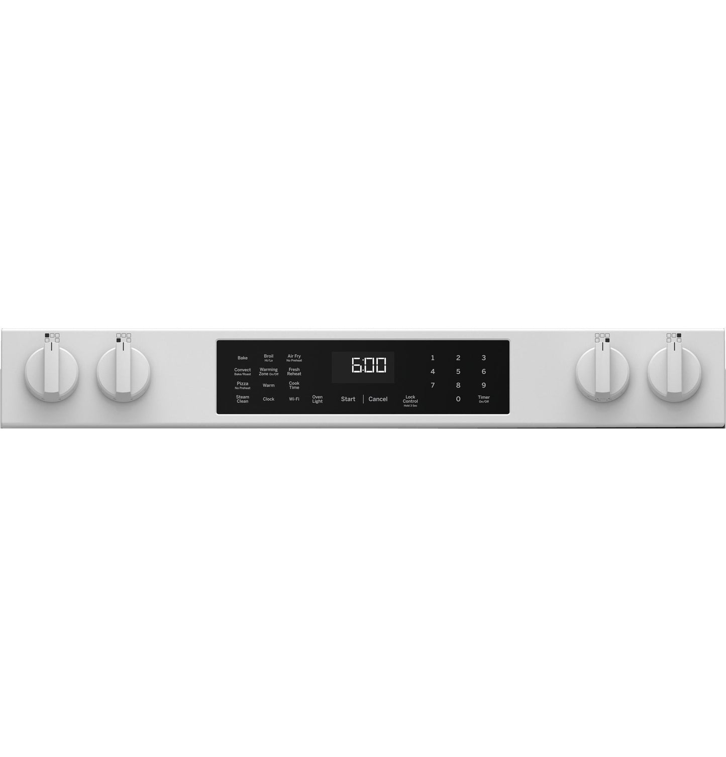 GE APPLIANCES GRS600AVWW GE® ENERGY STAR® 30" Slide-In Electric Convection Range with No Preheat Air Fry and EasyWash™ Oven Tray White - GRS600AVWW
