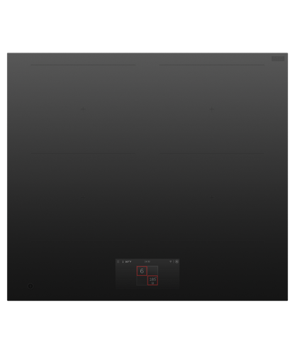 FISHER & PAYKEL CI244DTTB1 24" Series 9 4 Zone Induction Cooktop Black - CI244DTTB1