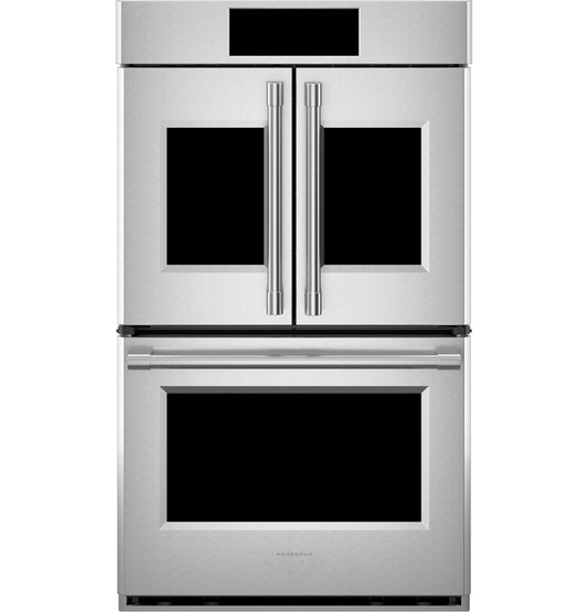 MONOGRAM Monogram 30" Statement French-Door Double Wall Oven in Stainless Steel - ZTDX1FPSNSS