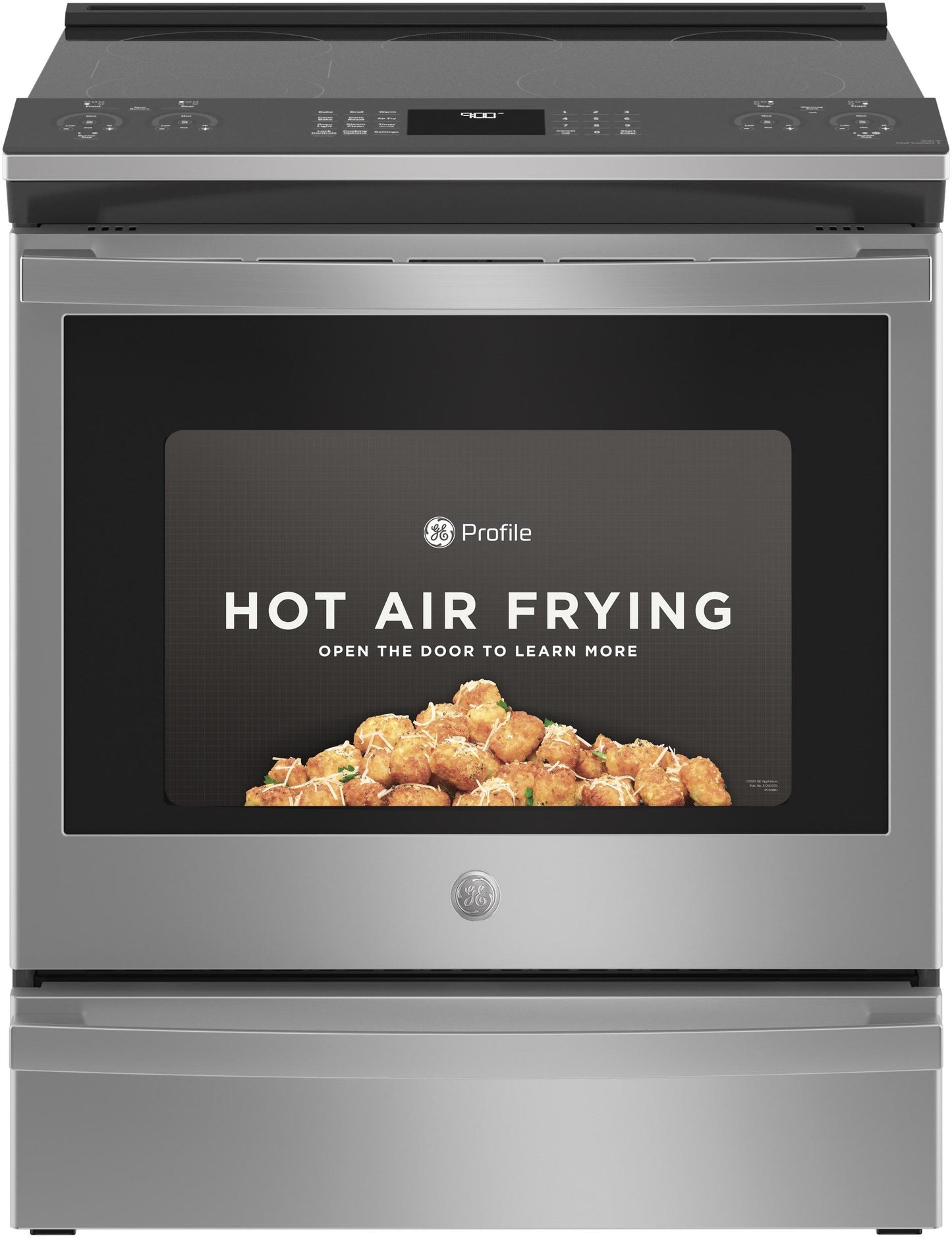 GE APPLIANCES PSS93YPFS GE Profile™ 30" Smart Slide-In Electric Convection Fingerprint Resistant Range with No Preheat Air Fry in Stainless Steel - PSS93YPFS