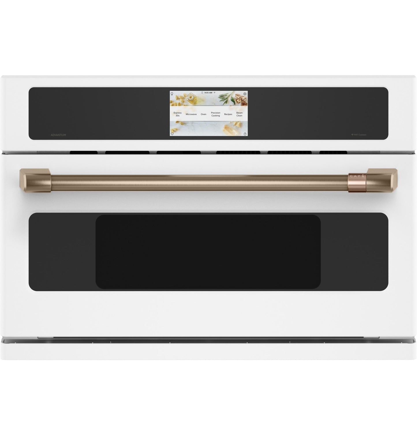 CAFE  30" Custom Speed Cook Oven with 120V Advantium Technology White - CSB913P4VW2