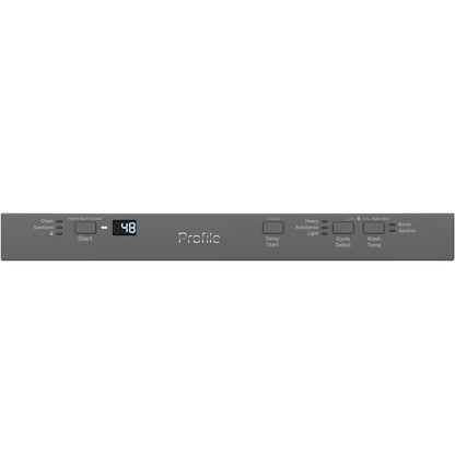 GE APPLIANCES PDT145SSLSS GE Profile™ ENERGY STAR® 18" ADA Compliant in Stainless Steel Interior Dishwasher with Sanitize Cycle in Stainless Steel - PDT145SSLSS