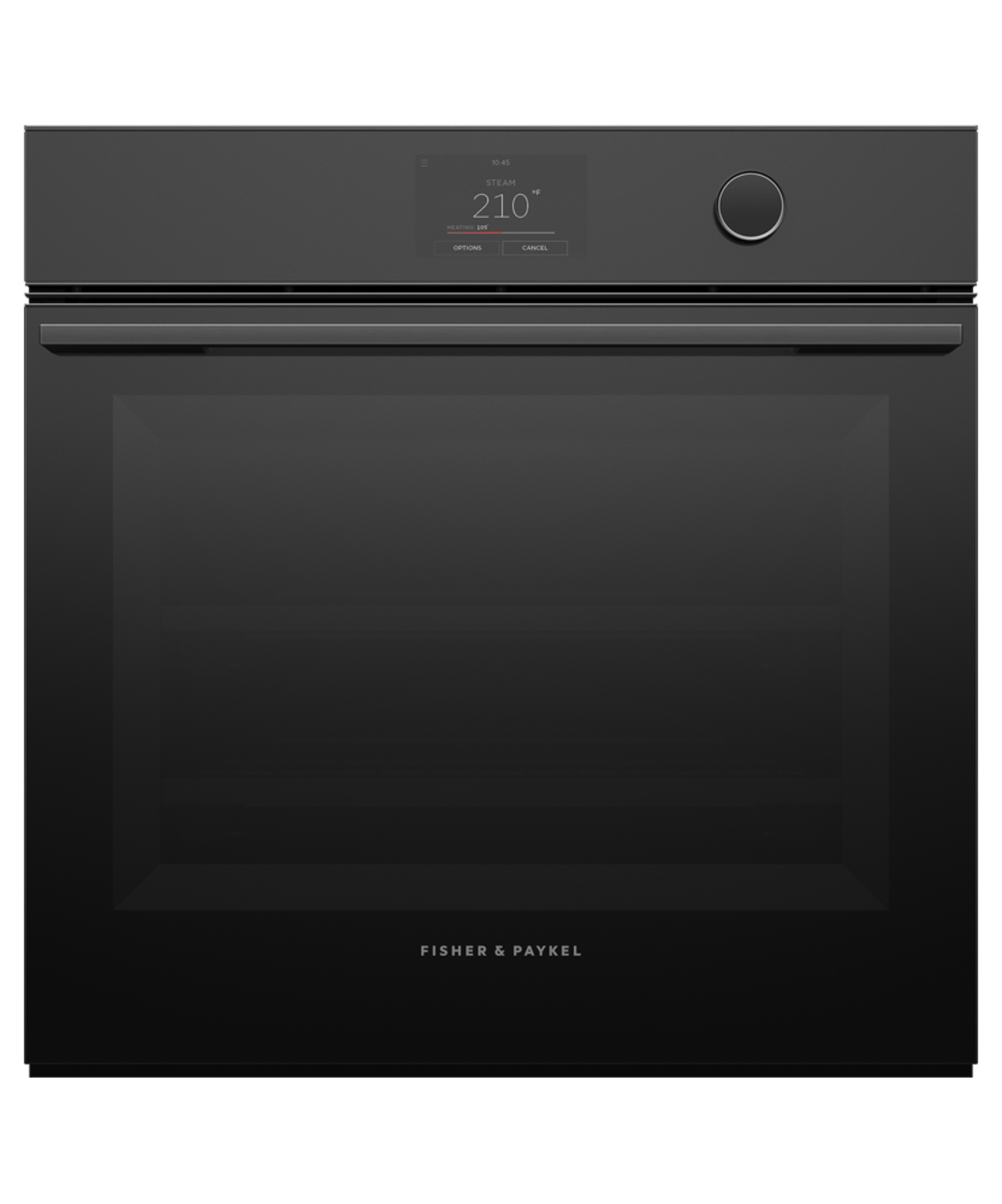 FISHER & PAYKEL OS24SMTDB1 24" Series 11 Minimal Combi-Steam Oven Black - OS24SMTDB1