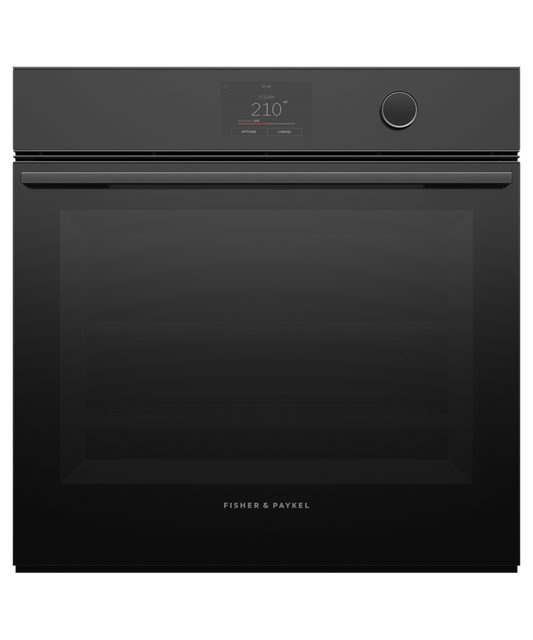 FISHER & PAYKEL OS24SMTDB1 24" Series 11 Minimal Combi-Steam Oven Black - OS24SMTDB1