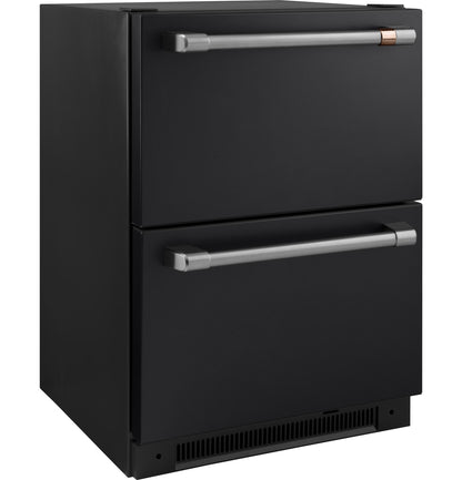 CAFE CDE06RP3ND1 CAFé 5.7 Cu. Ft. Built-In Dual-Drawer Refrigerator Black - CDE06RP3ND1