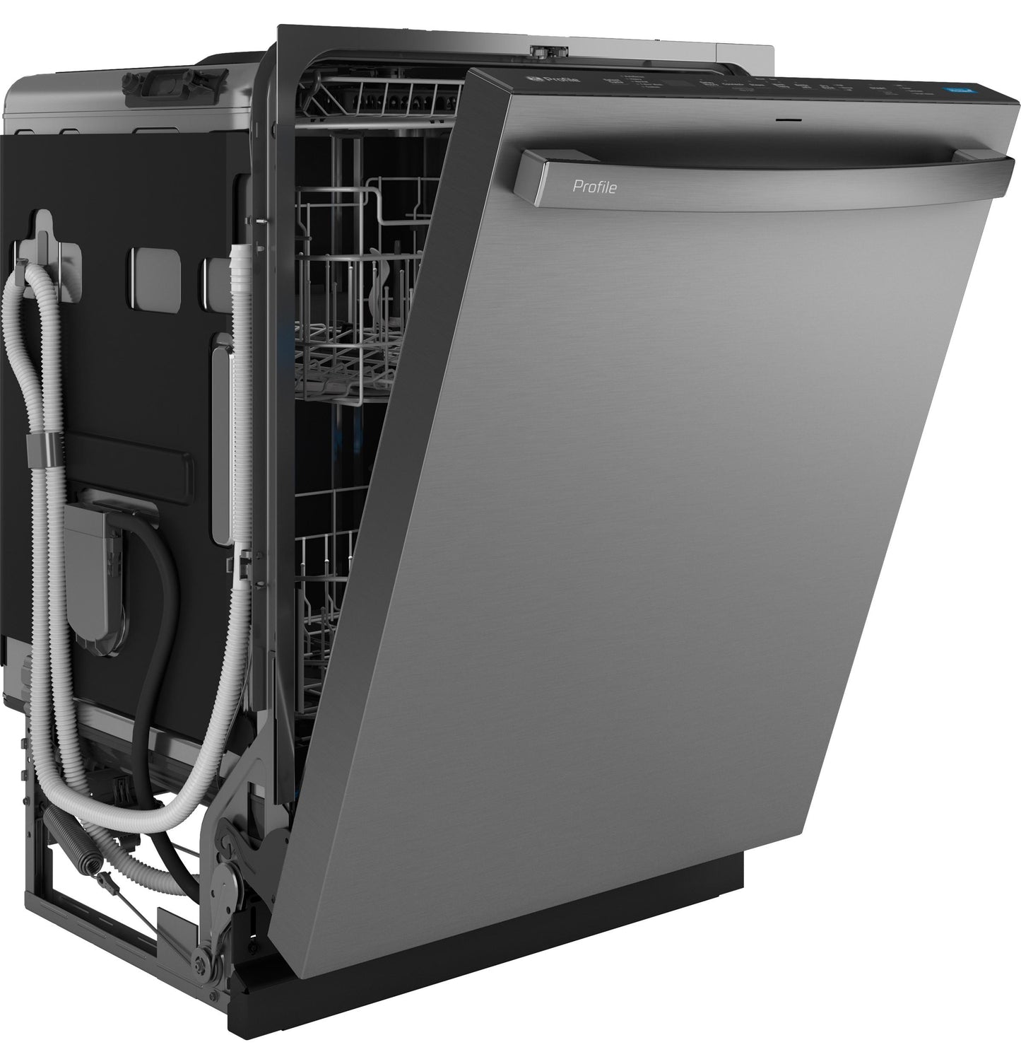 GE APPLIANCES PDT715SYVFS GE Profile™ ENERGY STAR® Fingerprint Resistant Top Control Stainless Interior Dishwasher with Microban™ Antimicrobial Technology in Stainless Steel - PDT715SYVFS