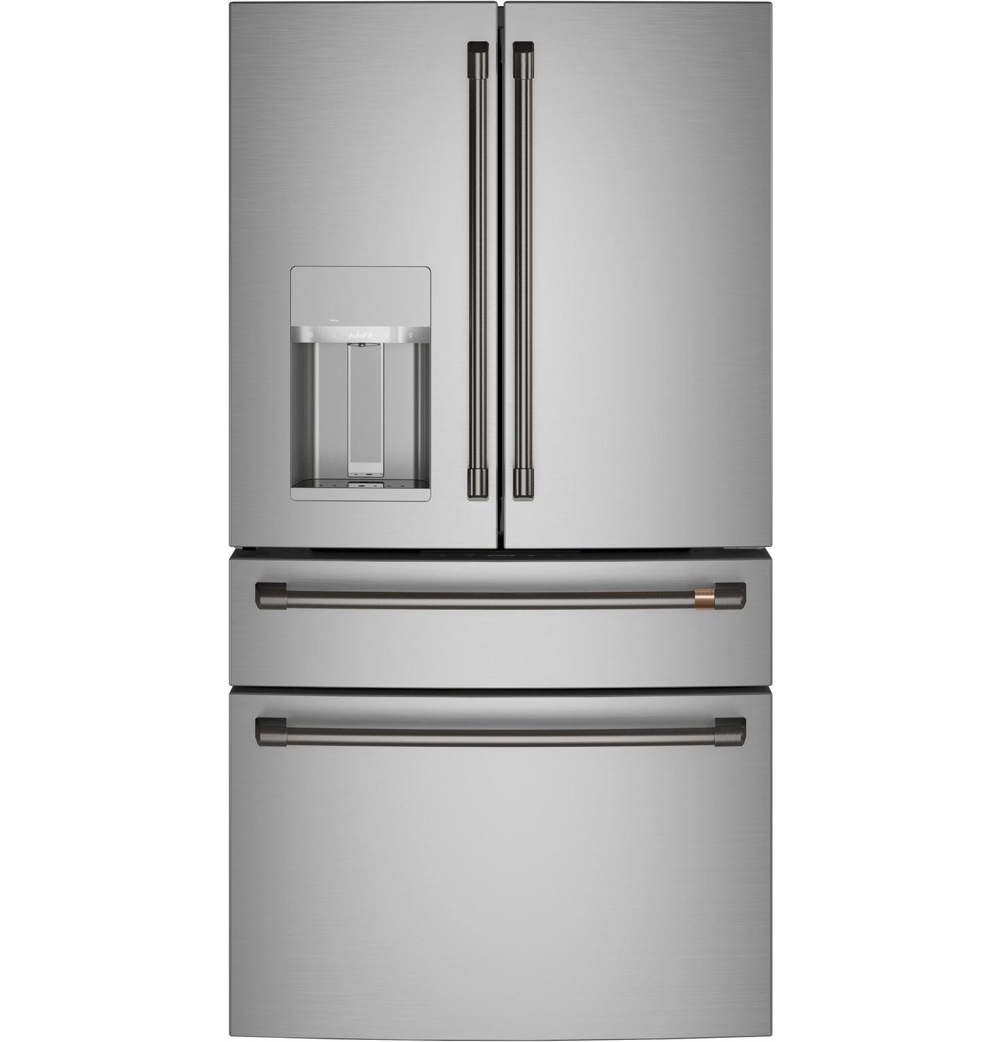 CAFE CXE22DP2PS1 CAFé™ ENERGY STAR 22.3 Cu. Ft. Smart Counter-Depth 4-Door French-Door Refrigerator in Stainless Steel - CXE22DP2PS1