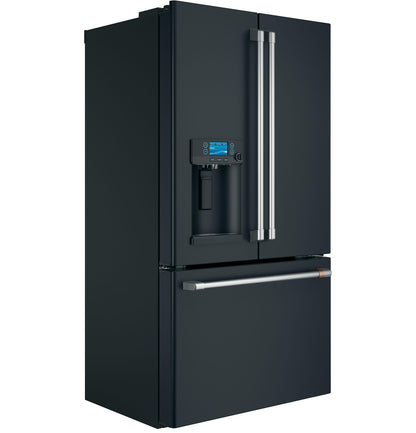 CAFE CYE22TP3MD1 CAFé™ ENERGY STAR® 22.1 Cu. Ft. Smart Counter-Depth French-Door Refrigerator with Hot Water Dispenser Black - CYE22TP3MD1