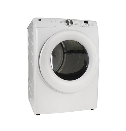 GE APPLIANCES GFD35GSSYWW GE ENERGY STAR 7.8 cu. ft. Capacity Smart Front Load Gas Dryer White - GFD35GSSYWW