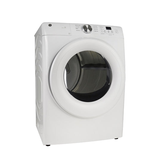 GE APPLIANCES GFD35GSSYWW GE ENERGY STAR 7.8 cu. ft. Capacity Smart Front Load Gas Dryer White - GFD35GSSYWW