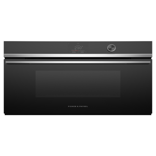 FISHER & PAYKEL Series 9 Contemporary Compact Combi-Steam Oven in Stainless Steel - OS30NDTDX1