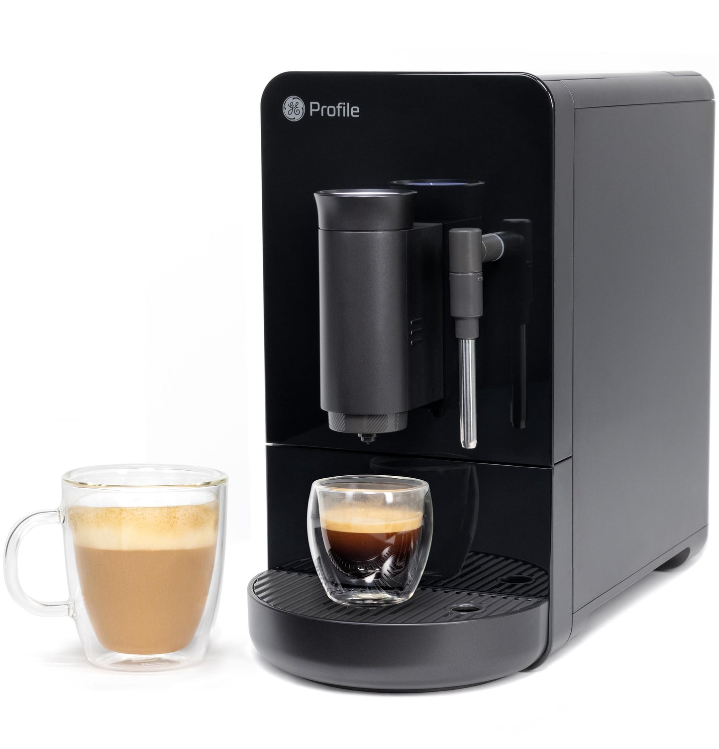 GE APPLIANCES P7CEBBS6RBB GE Profile™ Automatic Espresso Machine + Frother Black - P7CEBBS6RBB