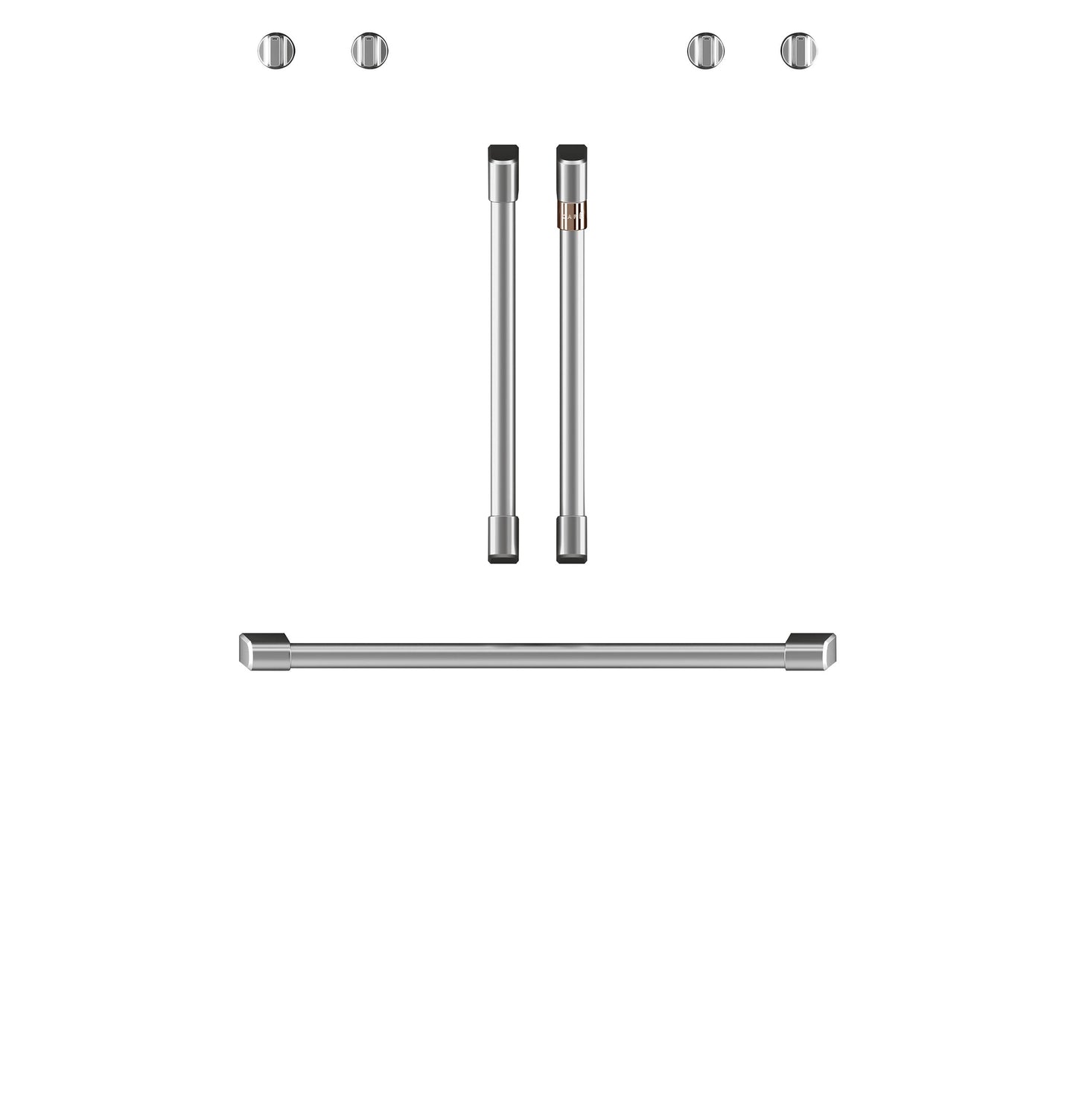 CAFE CXWDFHKPMSS CAFé™ 2 French-Door Handles; 1 - 30" Handle; - Brushed in Stainless Steel - CXWDFHKPMSS