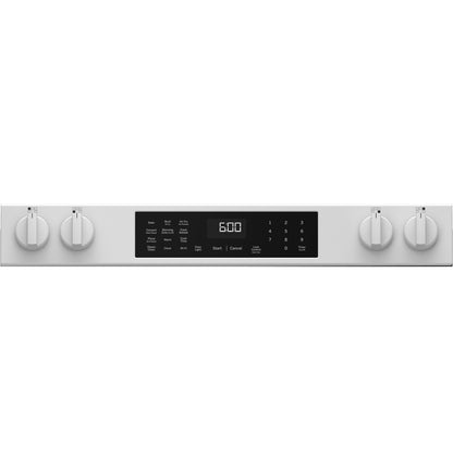 GE APPLIANCES GRS600AVWW GE® ENERGY STAR® 30" Slide-In Electric Convection Range with No Preheat Air Fry and EasyWash™ Oven Tray White - GRS600AVWW