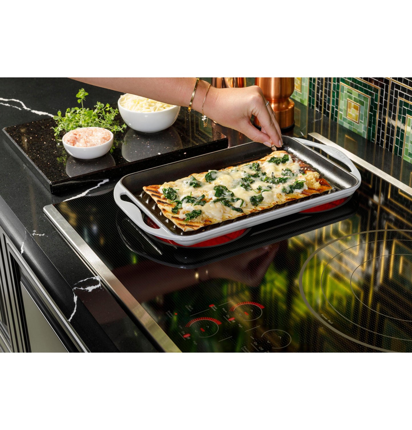 CAFE CEP90302TSS CAFé 30" Touch-Control Electric Cooktop in Stainless Steel - CEP90302TSS