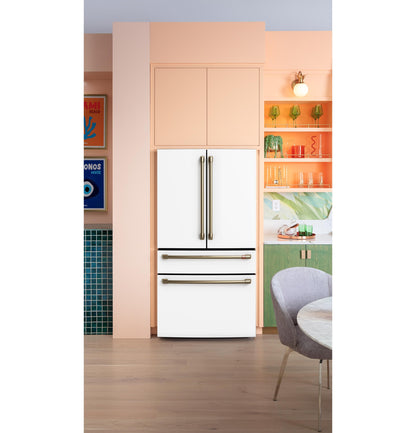 CAFE CJE23DP4WW2 CAFé™ ENERGY STAR® 23.2 Cu. Ft. Smart Counter-Depth 4-Door French-Door Refrigerator With Dual-Dispense AutoFill Pitcher White - CJE23DP4WW2