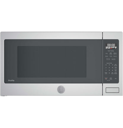 GE APPLIANCES Profile 2.2 Cu. Ft. Countertop Sensor Microwave Oven in Stainless Steel - PCST22U1WSS