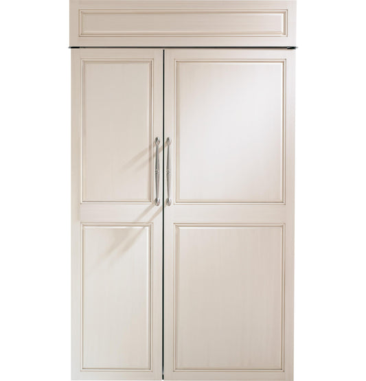 MONOGRAM Monogram 48" Panel-Ready Built-In Side-by-Side Refrigerator Custom Panel Ready - ZIS480NNII