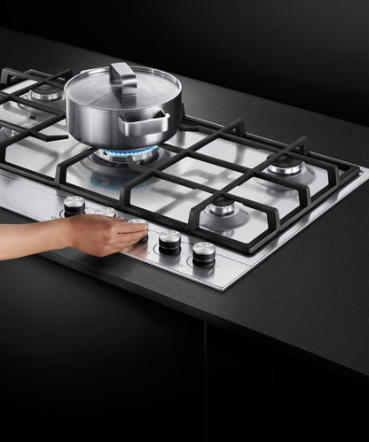 FISHER & PAYKEL CG365DNGX1N 36" Series 7 5 Burner Gas Cooktop in Stainless Steel - CG365DNGX1N