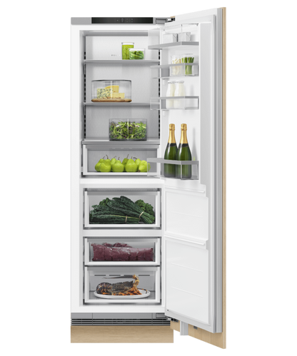 FISHER & PAYKEL RS2474S3RH1 24" Series 9 Integrated Triple Zone Refrigerator Custom Panel Ready - RS2474S3RH1