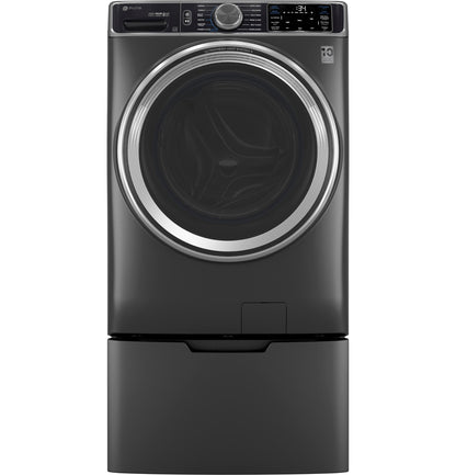 GE APPLIANCES GE Profile 5.5 cu. ft. Capacity Smart Front Load Steam Washer with UltraFresh Vent System+ and Smart Wash & Smart Rinse Gray - PFW955SPWDS