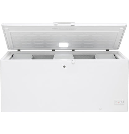 GE APPLIANCES 21.7 Cu. Ft. Manual Defrost Chest Freezer White - FCM22DLWW