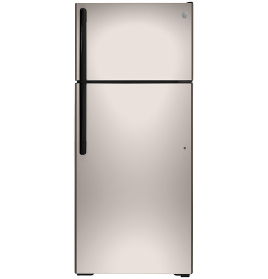GE APPLIANCES 17.5 Cu. Ft. Top-Freezer Refrigerator Gray - GTE18DCNRSA