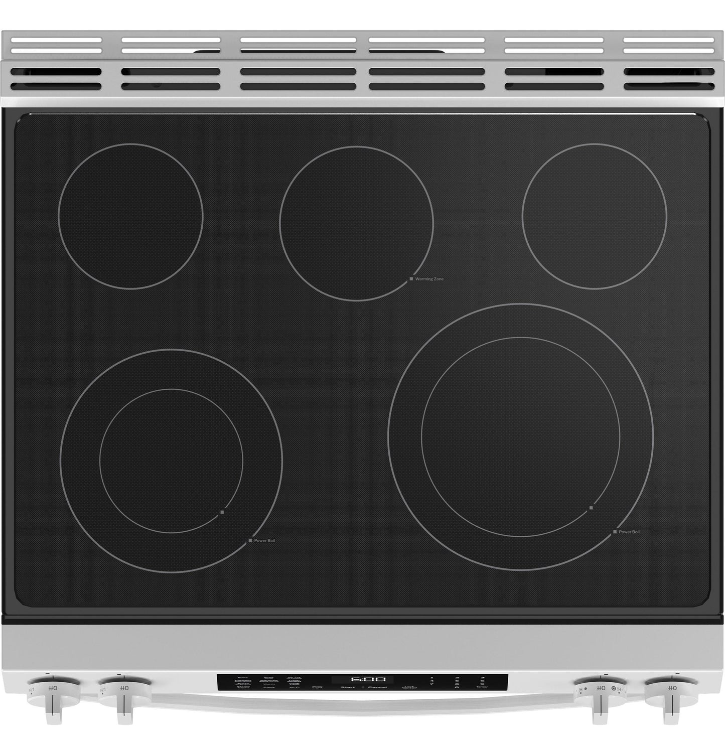 GE APPLIANCES GRS600AVWW GE® ENERGY STAR® 30" Slide-In Electric Convection Range with No Preheat Air Fry and EasyWash™ Oven Tray White - GRS600AVWW