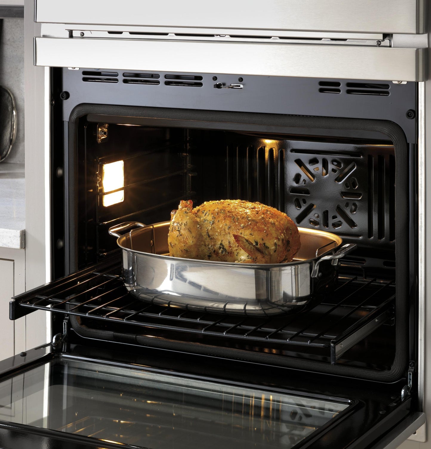 CAFE CTC912P2NS1 CAFé™ 30 in. Combination Double Wall Oven with Convection and Advantium® Technology in Stainless Steel - CTC912P2NS1