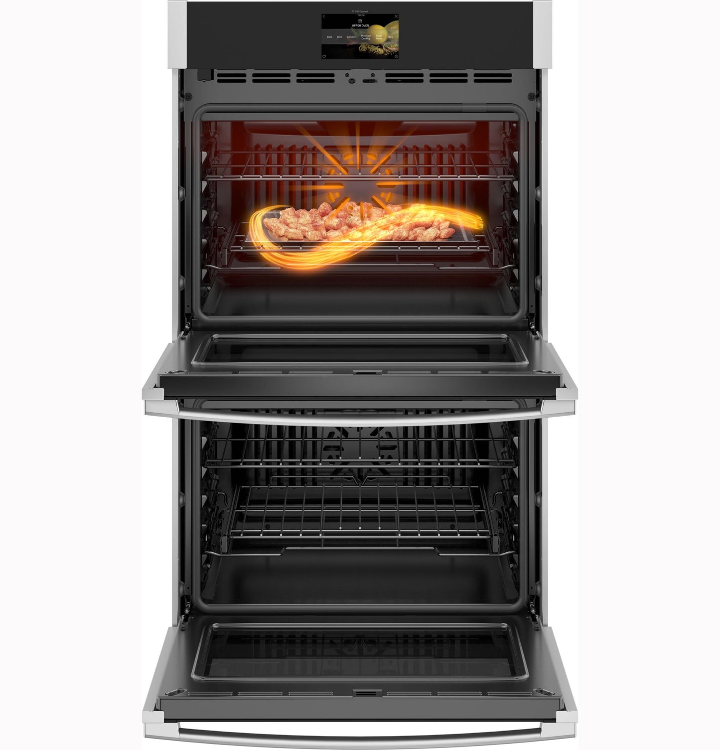 GE APPLIANCES PTD7000SNSS GE Profile™ 30" Smart Built-In Convection Double Wall Oven with No Preheat Air Fry and Precision Cooking in Stainless Steel - PTD7000SNSS