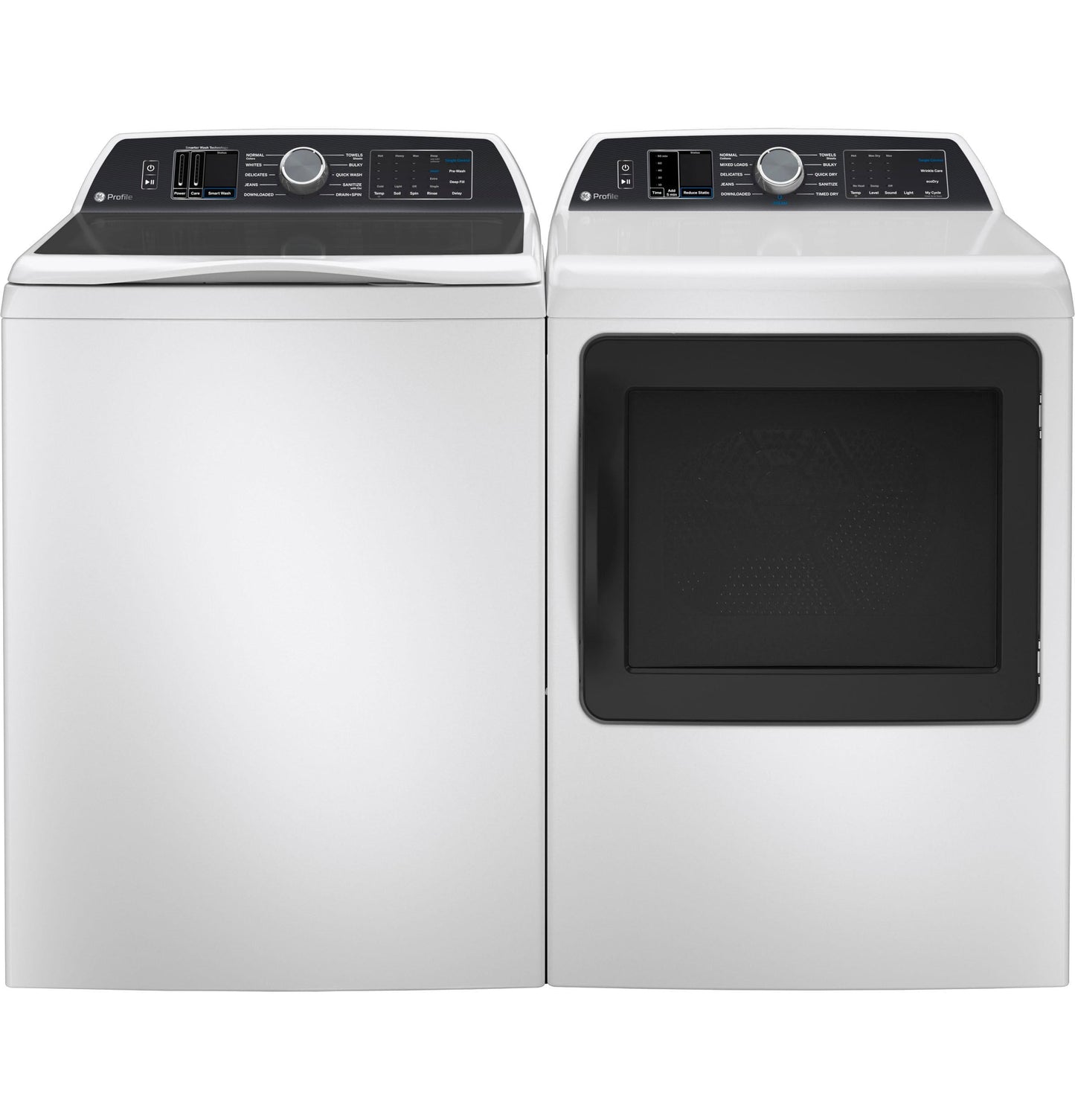 GE APPLIANCES PTW705BSTWS GE Profile™ ENERGY STAR® 5.3 cu. ft. Capacity Washer with Smarter Wash Technology and FlexDispense™ White