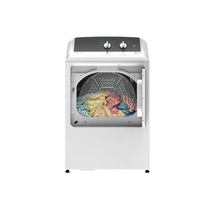 GE APPLIANCES GTX52GASPWB GE 6.2 cu. ft. Capacity Gas Dryer with Up To 120 ft. Venting and 5-yr Limited Warranty White - GTX52GASPWB